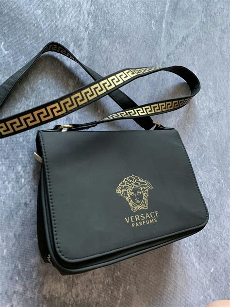 versace parfums shoulder bag|versace shoulder bag vintage.